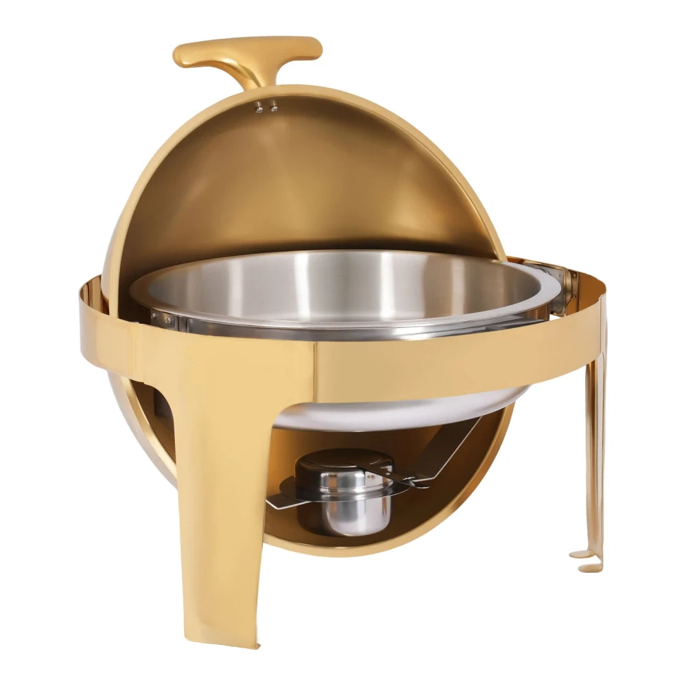 Gold Round Chafing Dish